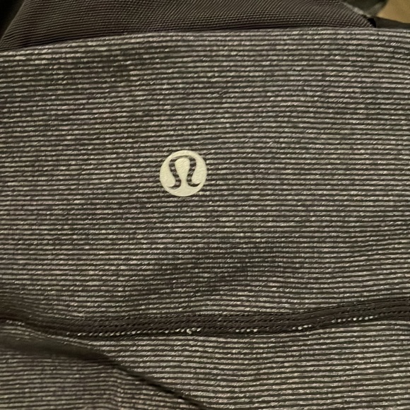 Lululemon Scoop Neck Tank - Heathered Coal Wee Stripe / Deep Coal - Picture 6 of 9